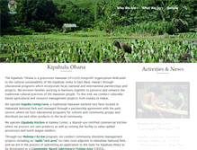 Tablet Screenshot of kipahulu.org